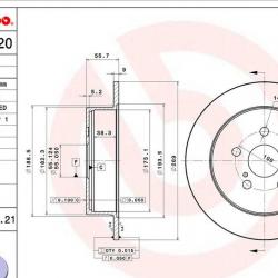 BREMBO 08A27321