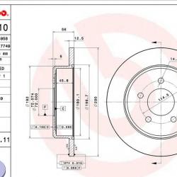 BREMBO 08A35111