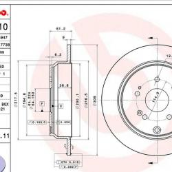 BREMBO 08A35511