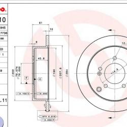 BREMBO 08A44611