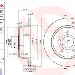 BREMBO 08A53311