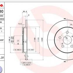 BREMBO 08A53431