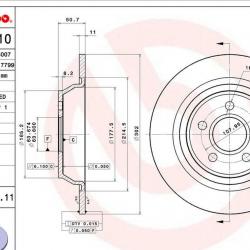 BREMBO 08A54011