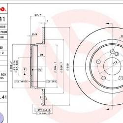 BREMBO 08A61241