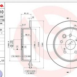 BREMBO 08A63511