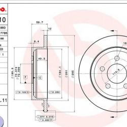 BREMBO 08A63611