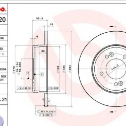 BREMBO 08A70821