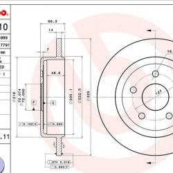 BREMBO 08A86311