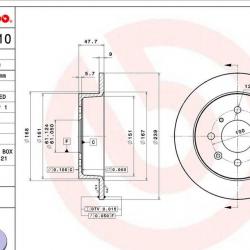 BREMBO 08A92010