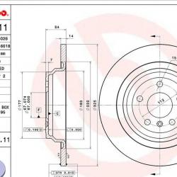 BREMBO 08A95711