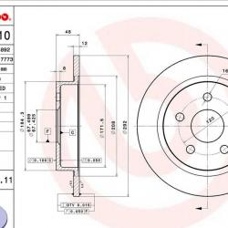 BREMBO 08A97011