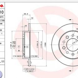 BREMBO 08B02711