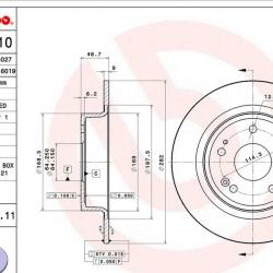 BREMBO 08B27111