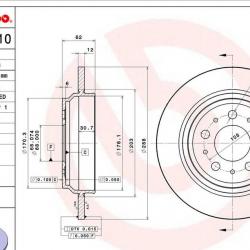 BREMBO 08B27310