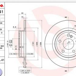 BREMBO 08B34841