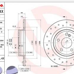 BREMBO 08B3484X