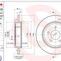 BREMBO 08B41211