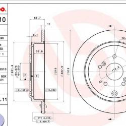 BREMBO 08B43711