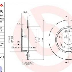 BREMBO 08B43911