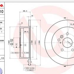 BREMBO 08B46411