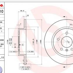 BREMBO 08B55811