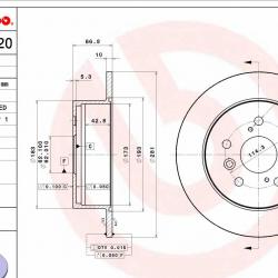 BREMBO 08B56621