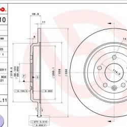 BREMBO 08B58411