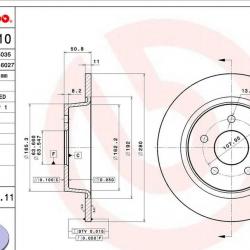 BREMBO 08B60111