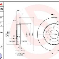 BREMBO 08B60311