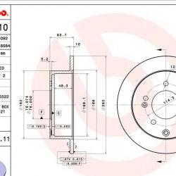 BREMBO 08B66711