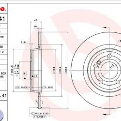 BREMBO 08B74141