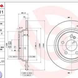 BREMBO 08B84411