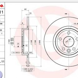 BREMBO 08C20811