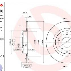 BREMBO 08C42311