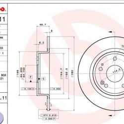 BREMBO 08D32611