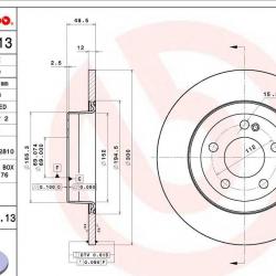 BREMBO 08D53013