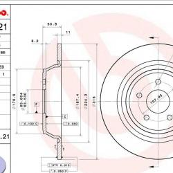 BREMBO 08N25821