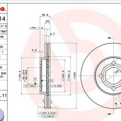 BREMBO 09516611