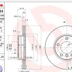 BREMBO 09539031