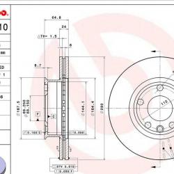 BREMBO 09556610