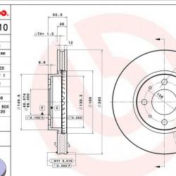 BREMBO 09556810