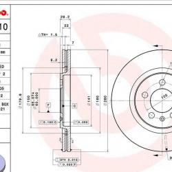 BREMBO 09557010