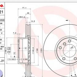 BREMBO 09557921