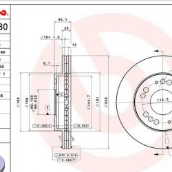 BREMBO 09564030