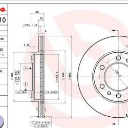 BREMBO 09567910