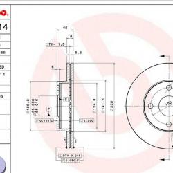 BREMBO 09586914