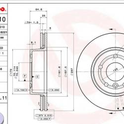 BREMBO 09683911