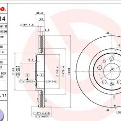 BREMBO 09701211