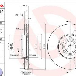 BREMBO 09719510