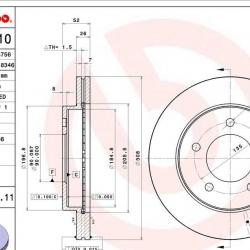 BREMBO 09778711